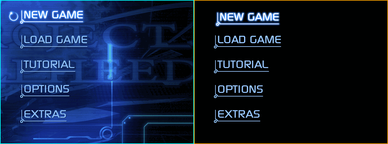 main menu real vs rebuilt
